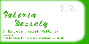 valeria wessely business card